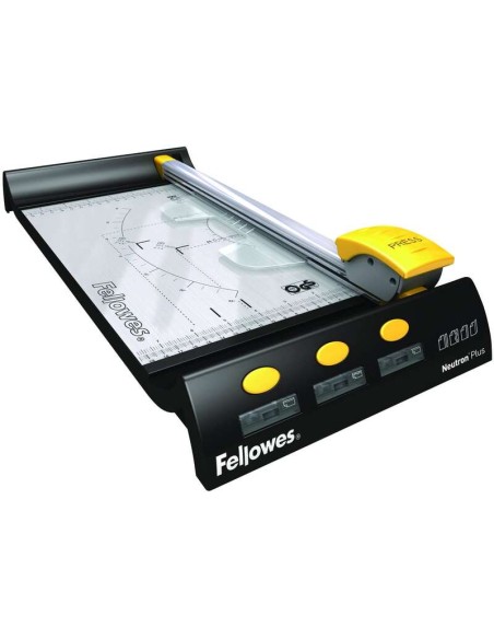 Fellowes Neutron A4 Plus Guilhotina - Corta até 10 Folhas - Guias Gravadas - Formato A4