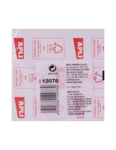 Apli Classic Bloco de 100 Notas Adesivas Zigzag 75 x 75 mm - Cor Amarela 2