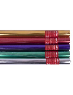 Apli Expositor de 55 Rolos de Papel de Presente Metalizado - 11 Rolos por Cor - Medidas do Rolo 0.70x2m - Cores Lilás, Ouro, Pr 2