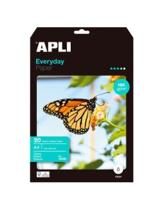 Apli Papel Fotográfico Everyday A4 180g 20 Folhas