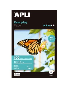 Apli Papel Fotográfico Everyday 10 x 15 cm 180g 100 Folhas