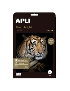Apli Papel Fotográfico Photobright A4 240g 20 Folhas