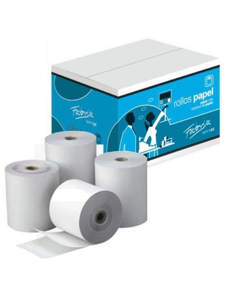 Fabrisa Rolo de Papel Autocopiativo - Medidas 75x65x12mm