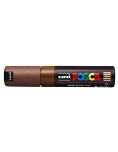Posca PC-7M Marcador de Pintura - Ponta de Bala 4.5-5.5mm - Tinta à Base de Água - Resistente à Luz - Cor Marrom 2