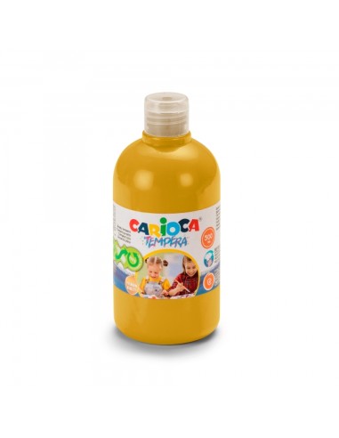Carioca Garrafa de Tinta - 500ml - Cores Superlaváveis - Fáceis de Misturar - Aplicável em Materiais Porosos - Alta Opacidade -