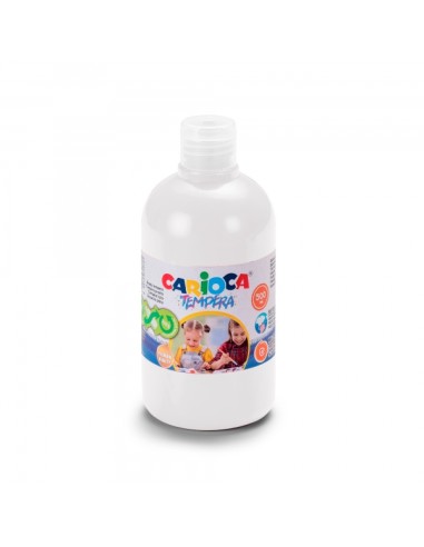 Carioca Garrafa Têmpera 500ml - Cores Superlaváveis - Fáceis de Misturar - Aplicável em Materiais Porosos - Alta Opacidade - Co